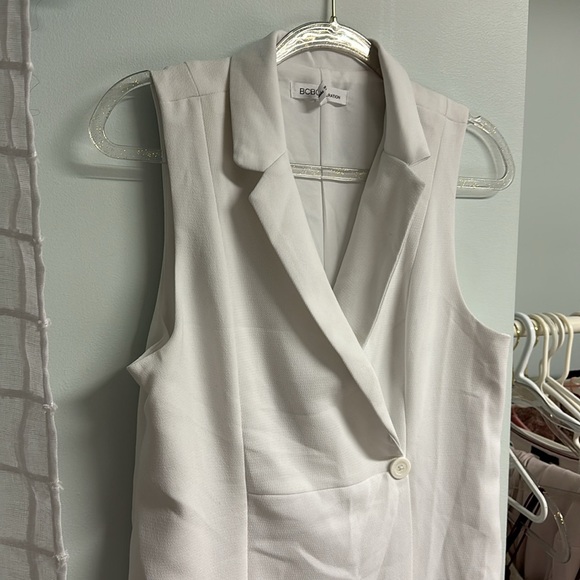 Bcbg Women’s White Structured Dress size 12 - Picture 3 of 10